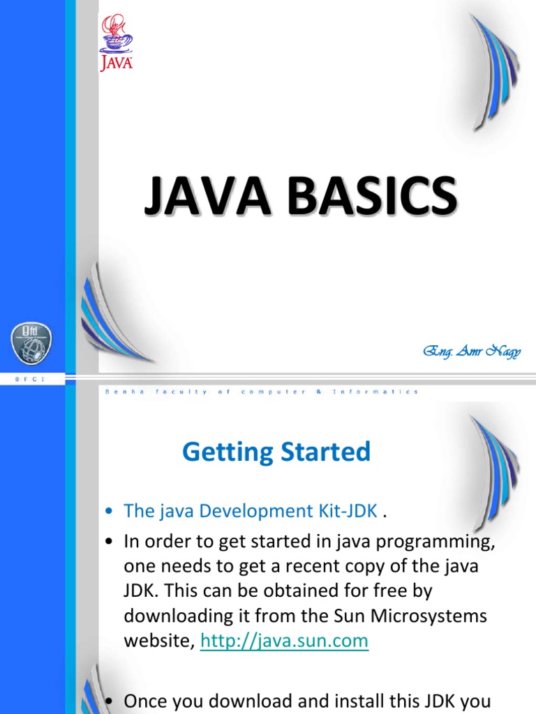 Amr Mohamed Abd Elhamid - JAVA - Day1,2,3,4 | PDF | Java (Programming ...