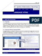 Langage HTML PDF