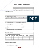 Physics Practice 1 - Physical Principles PDF