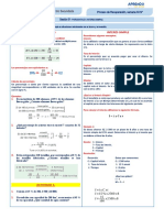 Guía de aprendizaje de porcentajes e interés simple