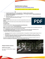 Online Processing for Philippine Statistics Authority Birth Certificate, NBI Clearance, and Seafarer's Registration Number