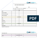 Hand Hygiene Checklist Daily