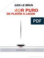 Le Brun Jacques El Amor Puro de Platon A Lacan 2 PDF Free PDF