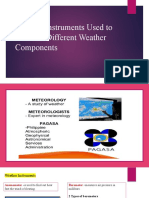 Weather Instruments Used To Measure Different Weather Components