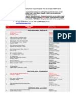 Instructions to purchase U.S. Visa fee receipt at HDFC Bank