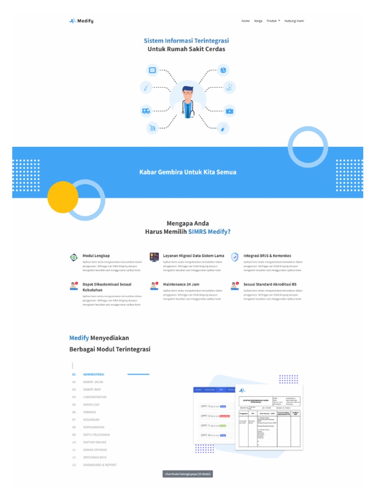 Screencapture Medify Id Produk Simrs 2023 02 15 10 - 33 - 15 PDF | PDF