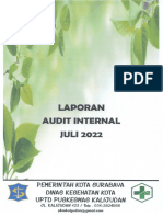 Lap Audit Internal Juli 2022