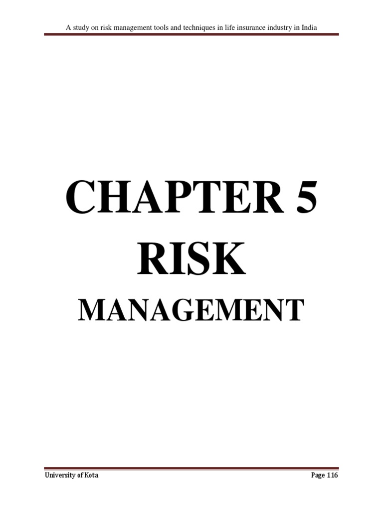 Risk Management in Indian Life Insurance | PDF | Insurance | Risk