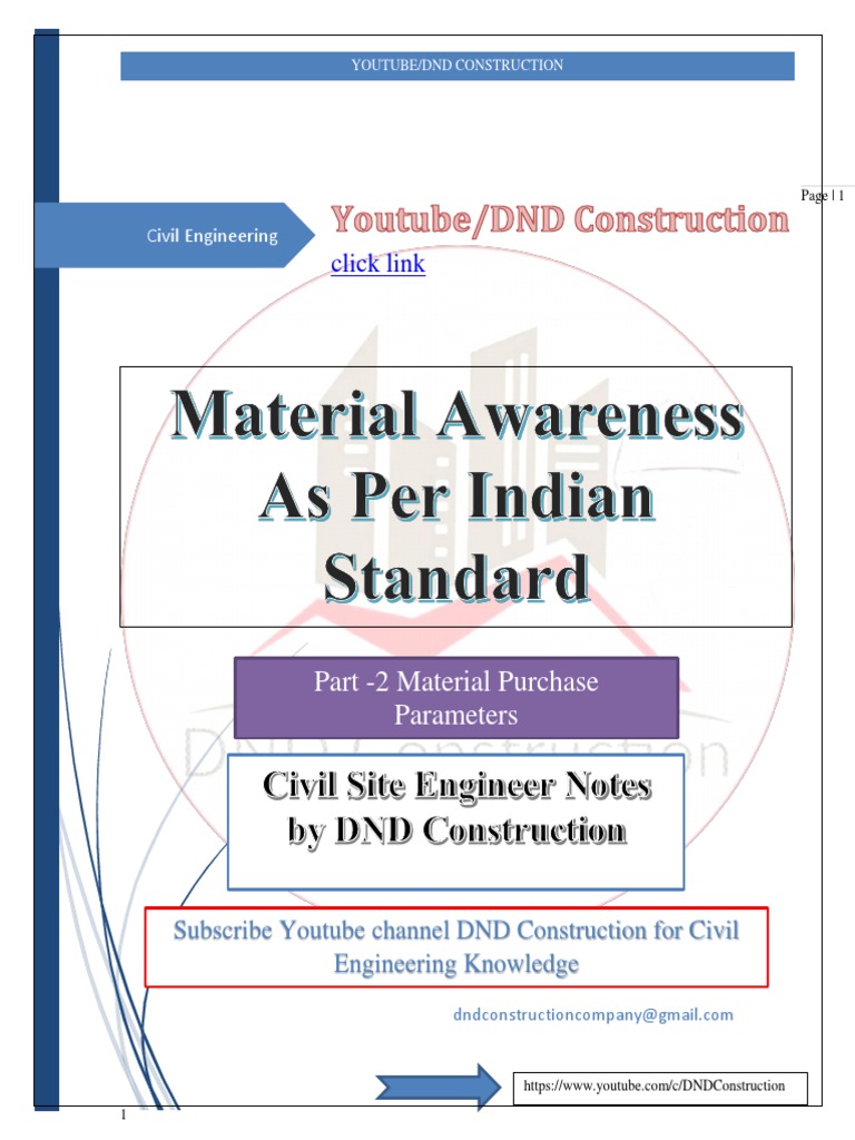 Civil Engineering Material Purchase Guide | PDF | Limestone | Marble