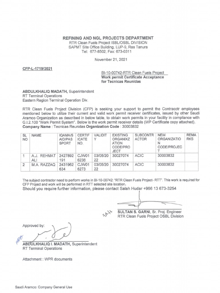 ACIC WPRs | PDF