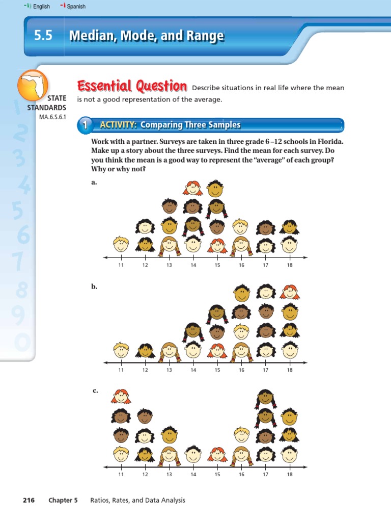 Mean, Median, Mode: Grade 5 Concepts | PDF | Mode (Statistics) | Mean
