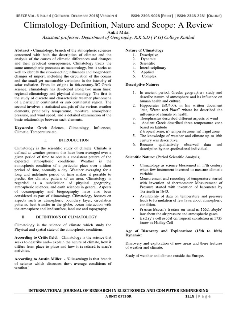 Climatology Pdf Pdf Climatology Climate