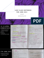 Biology notebook on homeostasis, drugs, antibiotics