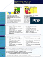 Present Perfect and Present Perfect Continuous