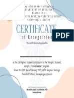 White Aesthetic Certificate of Appreciation