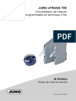 Jumo Dtrans T05: Convertisseur de Mesure Programmable en Technique 2 Fils