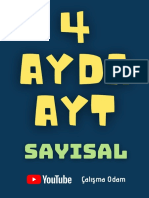 4 Ayda Ayt Bitirme Sayısal PDF