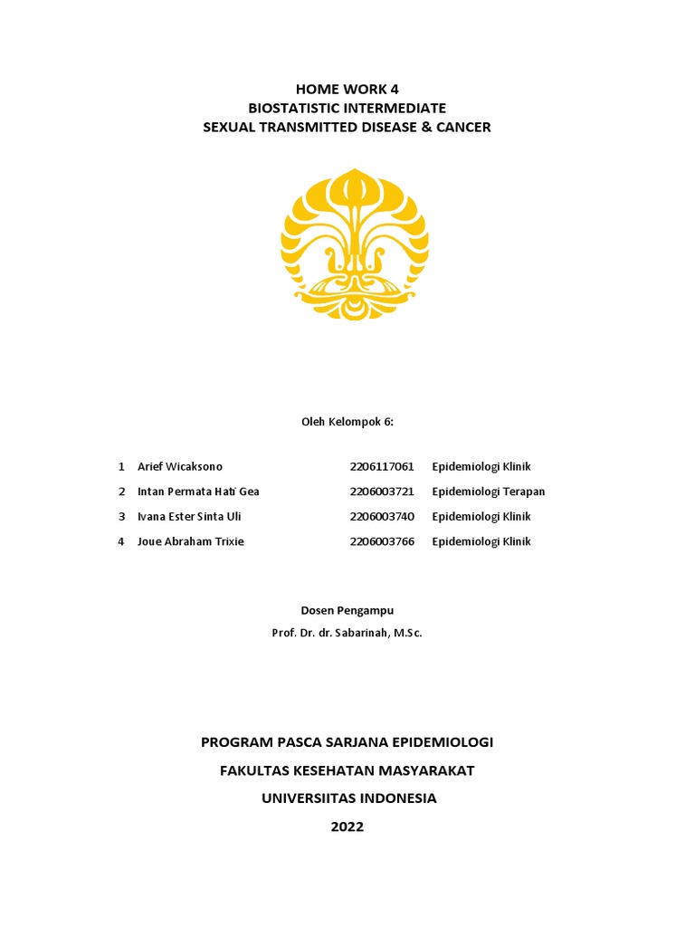 Hw 4 Arief Wicaksono Pdf P Value Statistical Hypothesis Testing