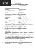 MCQ - Financial Attest Audit Dont Print Already Done