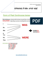 Past Continuous FORM and USE PDF