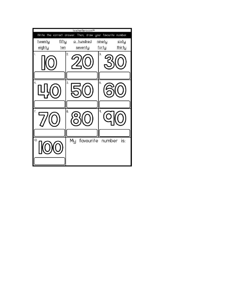 Year 2 Worksheets | PDF