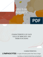 Group 1 Cells of Immunity PDF