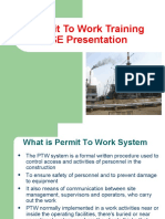 Permit To Work Training HSE Presentation