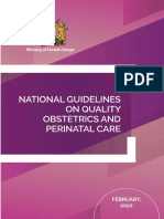 NATIONAL GUIDELINES ON QUALITY OBSTETRICS AND PERINATAL CARE Final Feb 2022 PDF