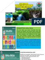 Rencana Pemutahiran dan Konsolidasi Data SDGs Desa