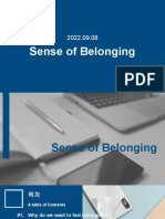 Sense of Belonging09.08