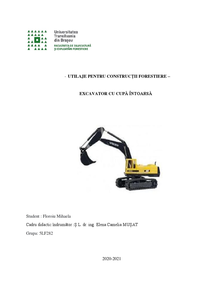 Utilaje Pentru Constructii Forestiere PDF | PDF