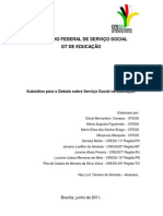 Serviço Social na Educação: histórico e subsídios