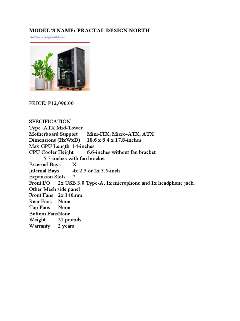 High End Computer Case | PDF | Computer Architecture | Equipment