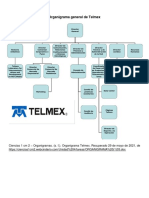 Organigrama General de Telmex