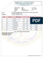 BHUVANESHWARI M (CB21C 82639) - Semester - Result