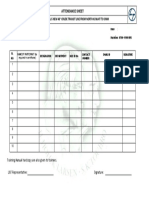 Attendance Sheets Format - TL-05 Project - PDF