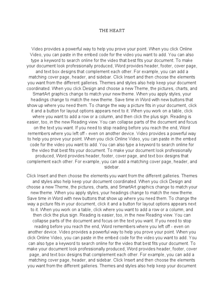 The Heart | PDF | Page Layout | Graphics
