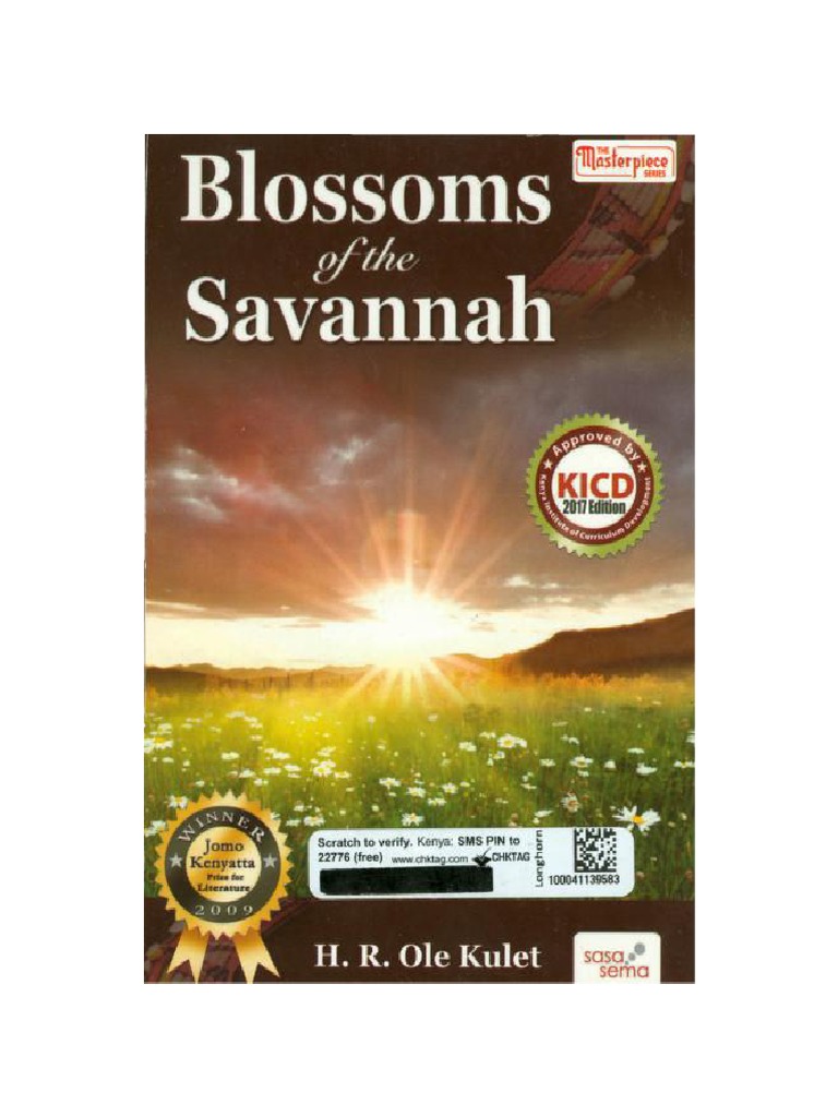 essay questions and answers on blossoms of the savannah pdf