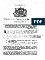 Defective Premises Act 1972