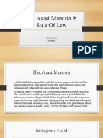 Hak Asasi Manusia & Rule of Law
