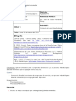 Aplicación de Lean Manufacturing para detectar elementos no valor agregados