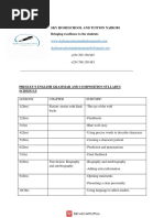 English Syllabus Schedule (Presley Orang'o) PDF