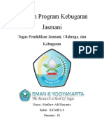 Laporan Program Kebugaran Jasmani