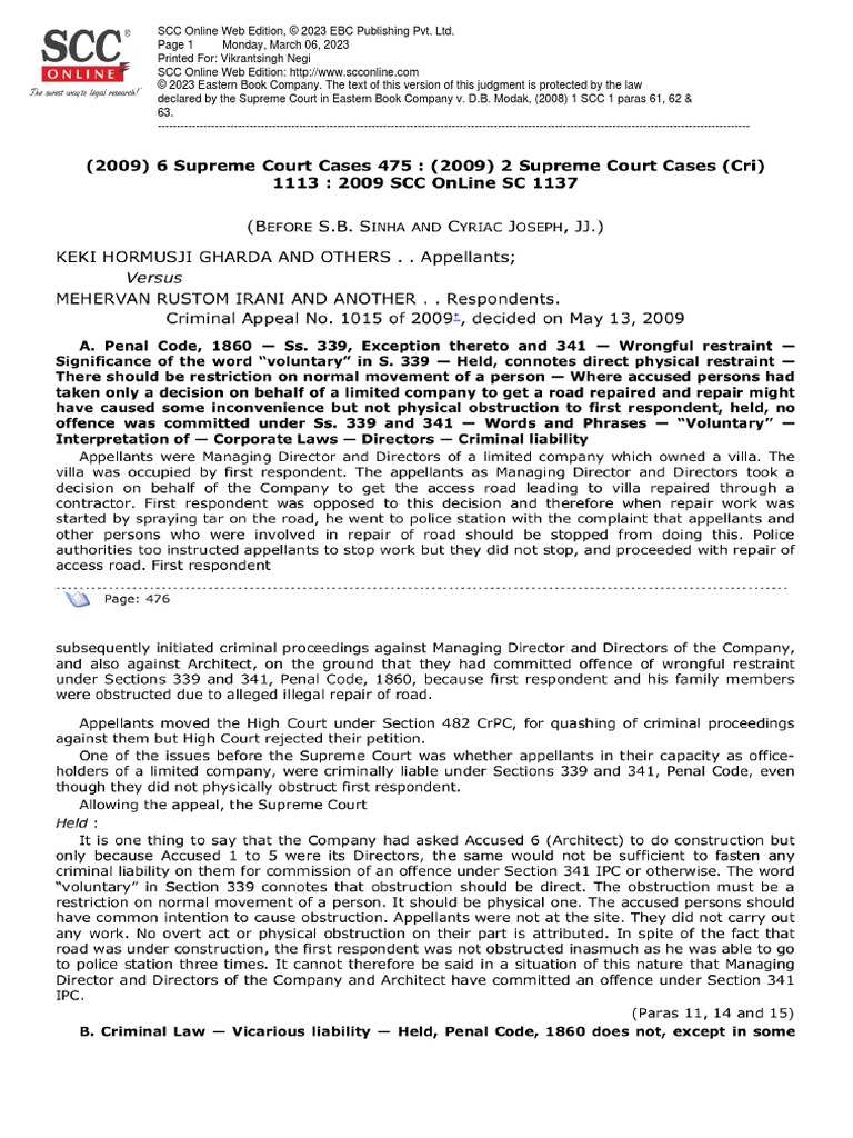 Kekri Hormusji Gharda V State of Gujarat PDF