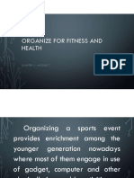 Organize For Fitness and Health: Quarter 2 - Module 7