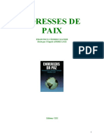 FCX Adresses de Paix Editeur CEU