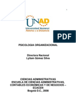 M.Psicologia Organizacional