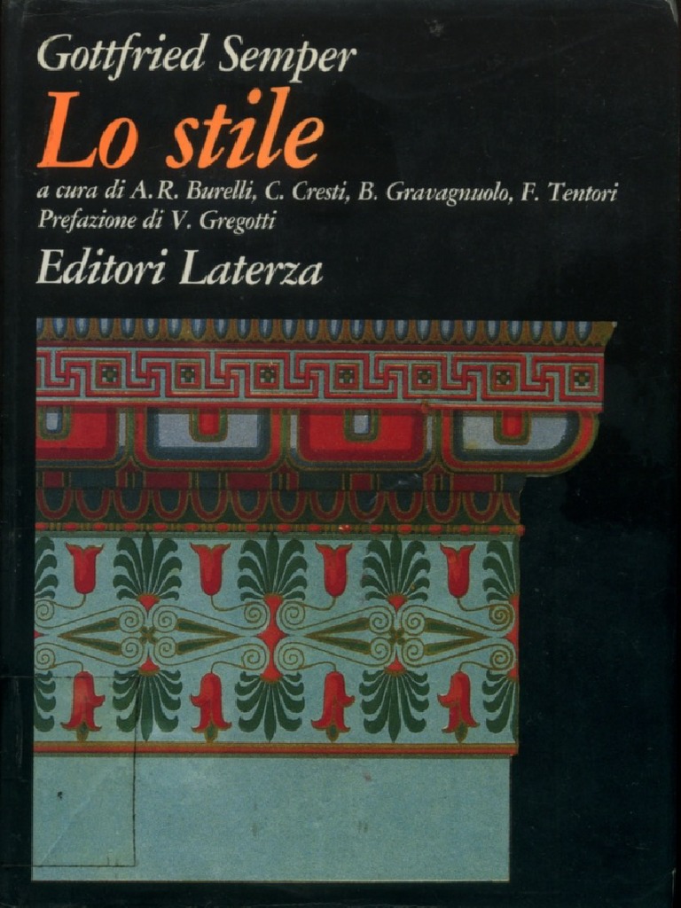 SEMPER Gottfried, Lo Stile PDF | PDF