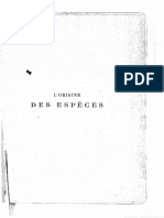 L'origine Des Especes PDF C. Darwin PDF