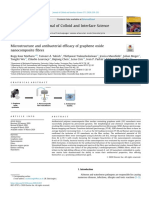 Microstructure and Antibacterial Efficacy of Graphene Oxide Nanocomposite Fibres